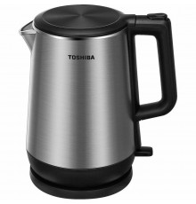 Чайник Toshiba KT-17DRURU(K) серебристый/черный