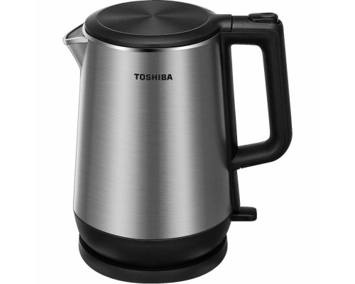 Чайник Toshiba KT-17DRURU(K) серебристый/черный Чайник Toshiba KT-17DRURU(K) серебристый/черный