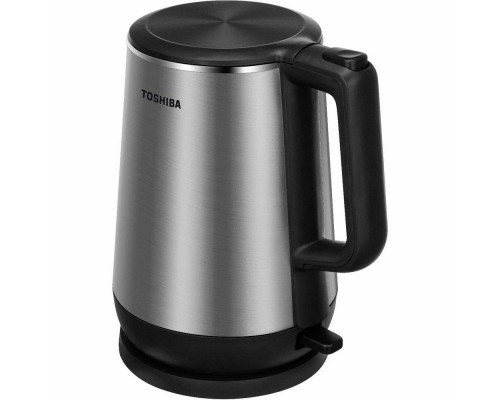 Чайник Toshiba KT-17DRURU(K) серебристый/черный Чайник Toshiba KT-17DRURU(K) серебристый/черный