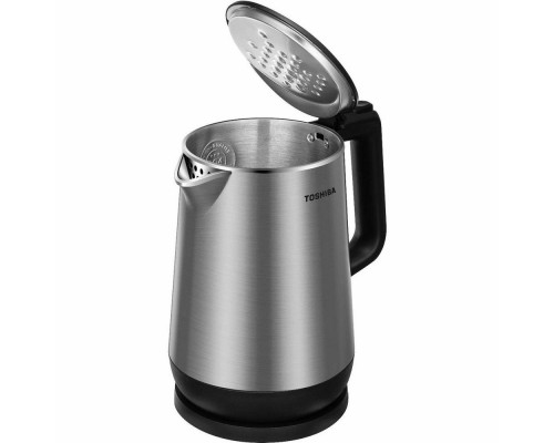 Чайник Toshiba KT-17DRURU(K) серебристый/черный Чайник Toshiba KT-17DRURU(K) серебристый/черный