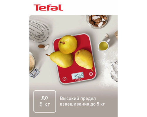 Кухонные весы TEFAL Optiss BC50U3V0 красный Кухонные весы TEFAL Optiss BC50U3V0 красный