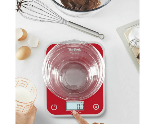 Кухонные весы TEFAL Optiss BC50U3V0 красный Кухонные весы TEFAL Optiss BC50U3V0 красный