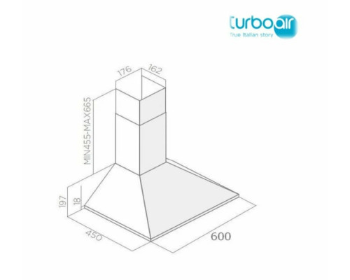 Вытяжка Turboair Certosa AN/A/60/PB