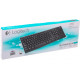 Клавиатура LOGITECH K270 черный/белый