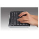 Клавиатура LOGITECH K270 черный/белый