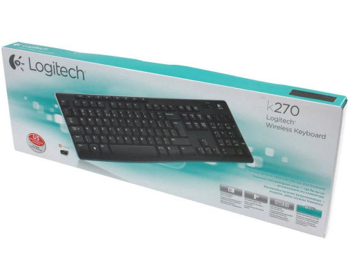 Клавиатура LOGITECH K270 черный/белый Клавиатура LOGITECH K270 черный/белый