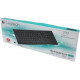 Клавиатура LOGITECH K270 черный/белый