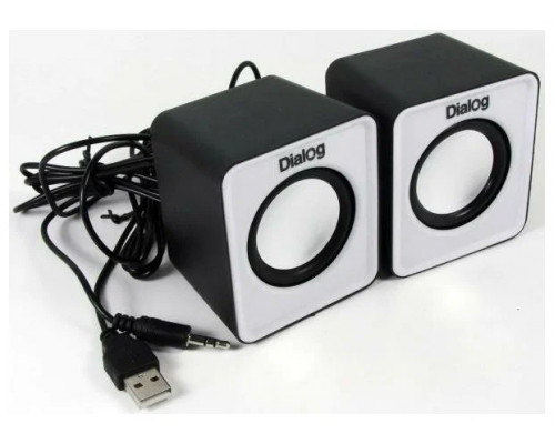Акустическая система Dialog Colibri AC-02UP BLACK-WHITE Акустическая система Dialog Colibri AC-02UP BLACK-WHITE