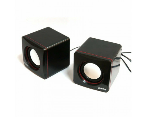 Акустическая система Dialog Colibri AC-04UP BLACK-RED Акустическая система Dialog Colibri AC-04UP BLACK-RED