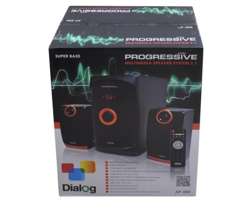 Акустическая система Dialog Progressive AP-200 BLACK Акустическая система Dialog Progressive AP-200 BLACK