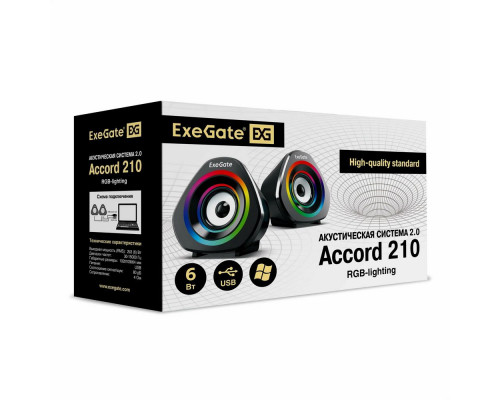 Акустическая система ExeGate EX289680RUS Accord 210 Акустическая система ExeGate EX289680RUS Accord 210
