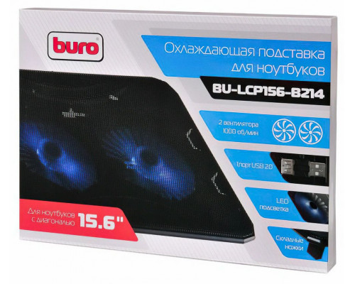 Подставка для ноутбука BURO BU-LCP156-B214 Подставка для ноутбука BURO BU-LCP156-B214