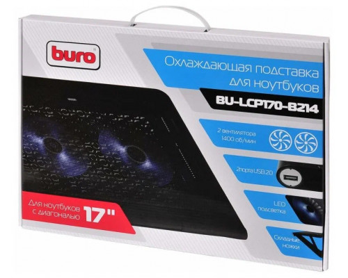 Подставка для ноутбука BURO BU-LCP170-B214 Подставка для ноутбука BURO BU-LCP170-B214