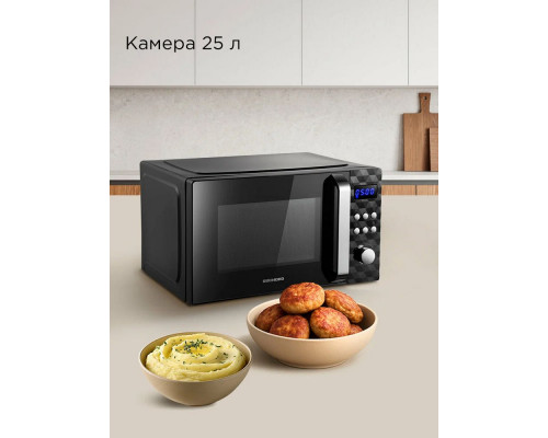 Микроволновая печь REDMOND MW 2902 черный/серебро Микроволновая печь REDMOND MW 2902 черный/серебро