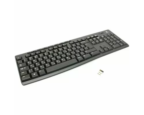Клавиатура LOGITECH K270 черный/белый