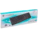 Клавиатура LOGITECH K270 черный/белый
