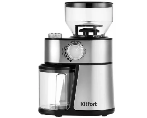 Кофемолка Kitfort КТ-717 нерж/черный
