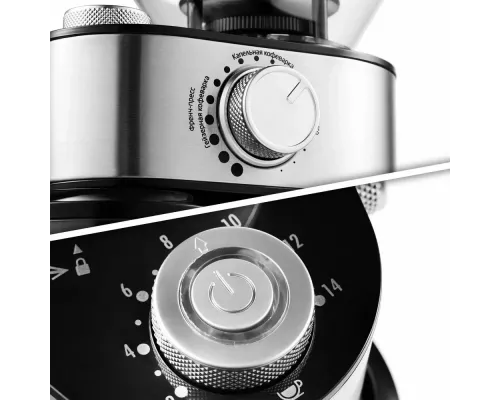 Кофемолка Kitfort КТ-717 нерж/черный