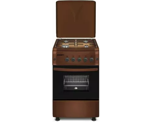 Кухонная плита KRAFT KF-FSF5423AGBR коричневый