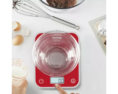 Кухонные весы TEFAL Optiss BC50U3V0 красный