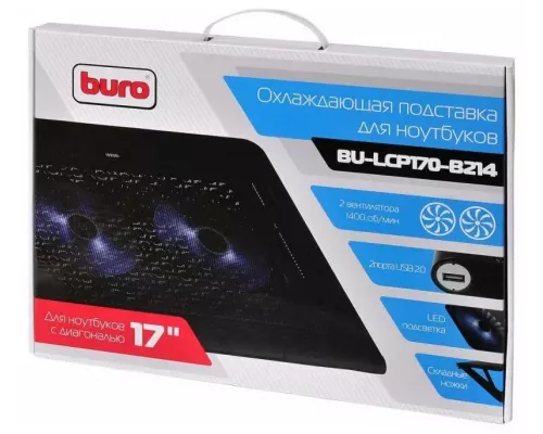 Подставка для ноутбука BURO BU-LCP170-B214