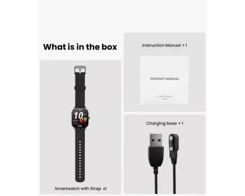 Смарт-часы Amazfit Pop 3S A2318 серебристый