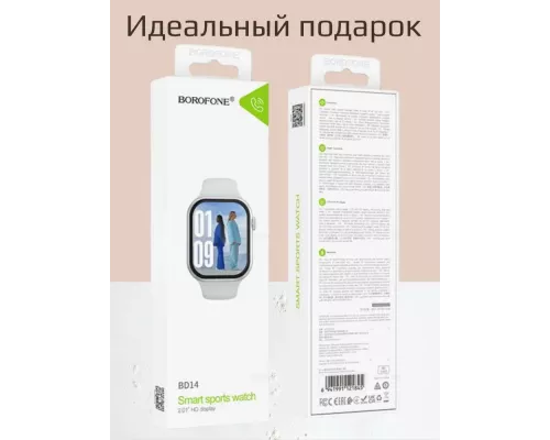Смарт-часы BOROFONE BD14 Smart call version серебристый