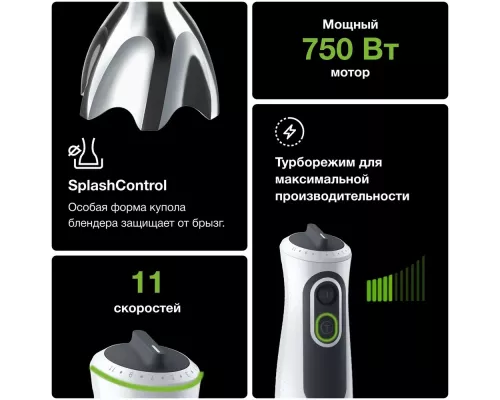 Блендер Braun MQ3137WH Sauce+ белый