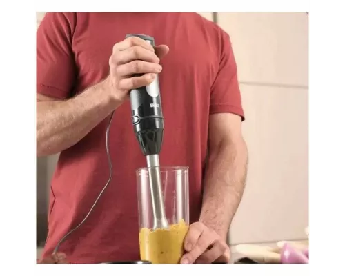 Блендер Braun MQ55001MBK черный/серебристый