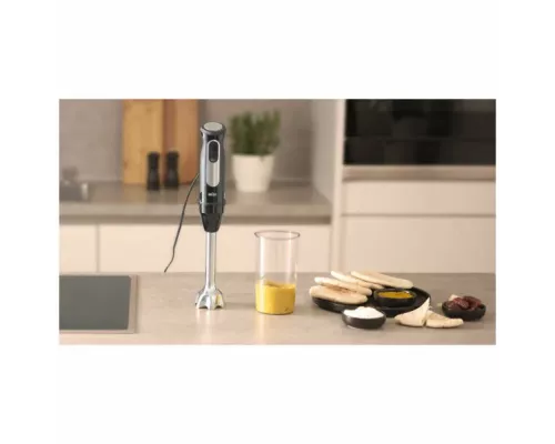 Блендер Braun MQ55001MBK черный/серебристый