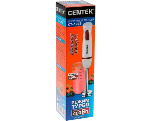 Блендер Centek CT-1335 белый/красный