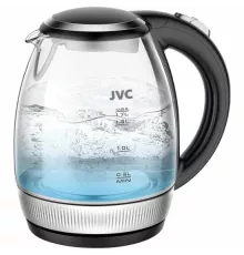 Чайник JVC JK-KE1516 сталь/черный стекло