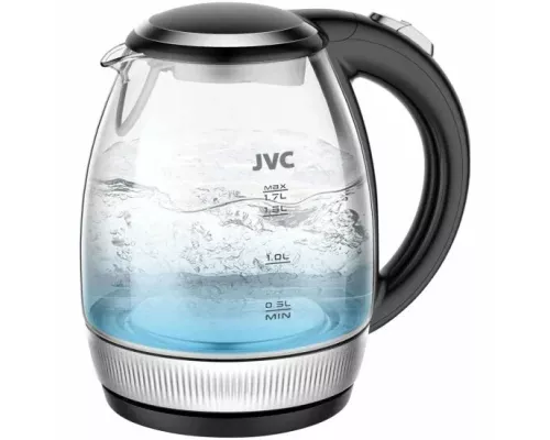 Чайник JVC JK-KE1516 сталь/черный стекло
