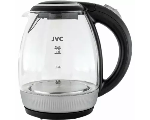 Чайник JVC JK-KE1516 сталь/черный стекло