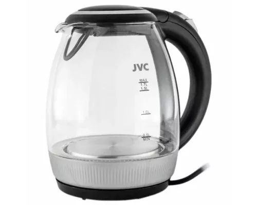 Чайник JVC JK-KE1516 сталь/черный стекло