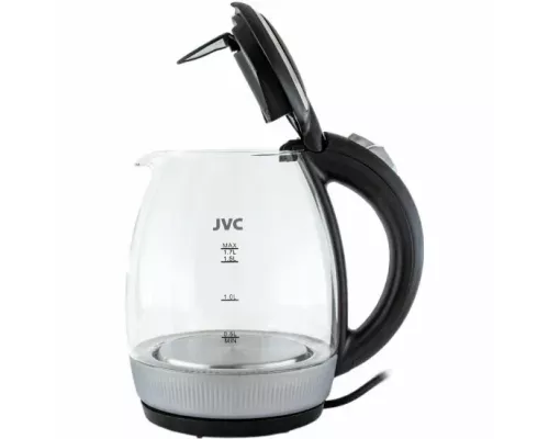 Чайник JVC JK-KE1516 сталь/черный стекло