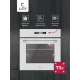 Духовой шкаф Lex EDS 1000 WH белый/серебристый