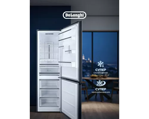 Холодильник DeLonghi DCS 19NFI BB DAMIANO белый