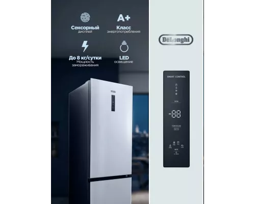 Холодильник DeLonghi DCS 19NFI BB DAMIANO белый