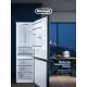Холодильник DeLonghi DCS 19NFI BB DAMIANO белый