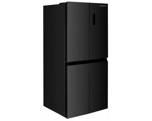Холодильник HARPER RH6966BI black glass