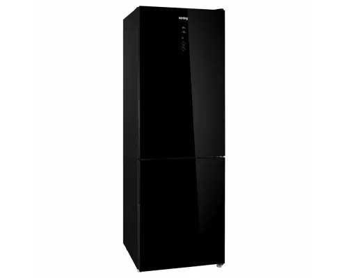 Холодильник Korting KNFC 61869 GN черный
