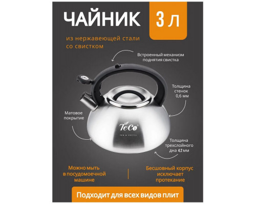 Чайник со свистком Teco TC-101 Чайник со свистком Teco TC-101