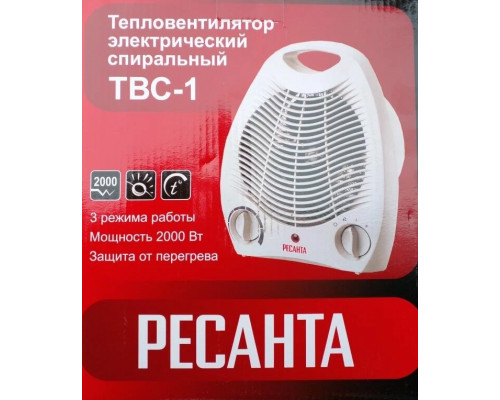 Тепловентилятор РЕСАНТА ТВС-1 Тепловентилятор РЕСАНТА ТВС-1