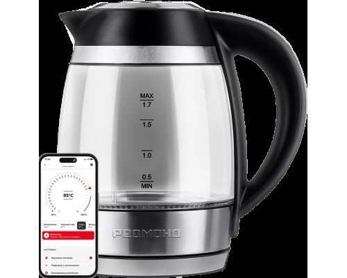 Чайник REDMOND SkyKettle KG230S черный/хром Чайник REDMOND SkyKettle KG230S черный/хром
