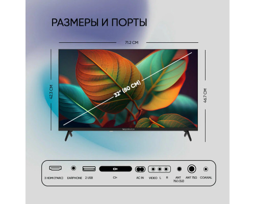 Телевизор TopDevice TDTV32CN04H_BK