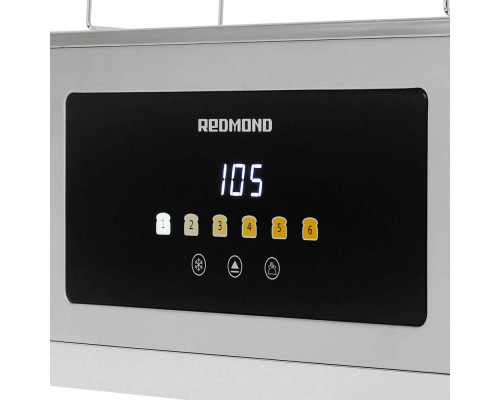 Тостер REDMOND T900 серый/металл Тостер REDMOND T900 серый/металл