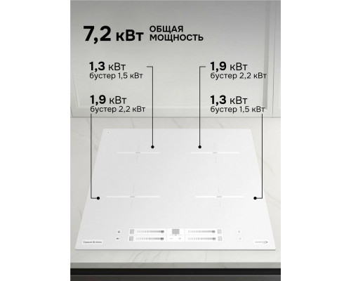 Варочная поверхность Zigmund & Shtain CI 23.6 W