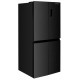 Холодильник HARPER RH6966BI black glass