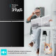 Холодильник HARPER RH6966BI black glass